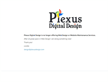 Tablet Screenshot of plexusdesign.com